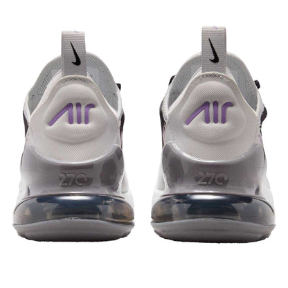 Dusty Purple - Back - Nike Childrens-Kids Air Max 270 React Swoosh Trainers