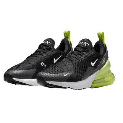 Black-Lemon - Lifestyle - Nike Childrens-Kids Air Max 270 React Swoosh Trainers