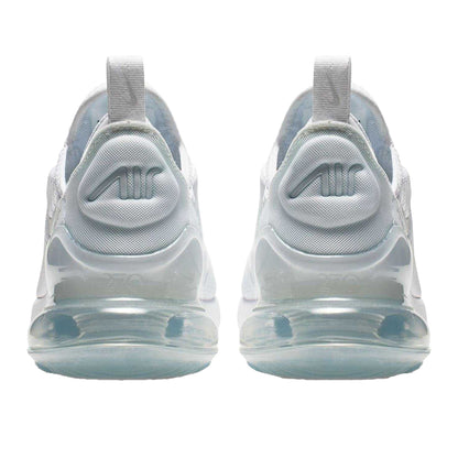 White - Back - Nike Childrens-Kids Air Max 270 React Swoosh Trainers