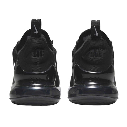 Black-White - Back - Nike Childrens-Kids Air Max 270 React Swoosh Trainers