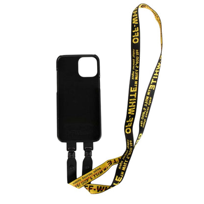 Yellow-Black - Back - Off White iPhone 12 Pro Max Compatible Case