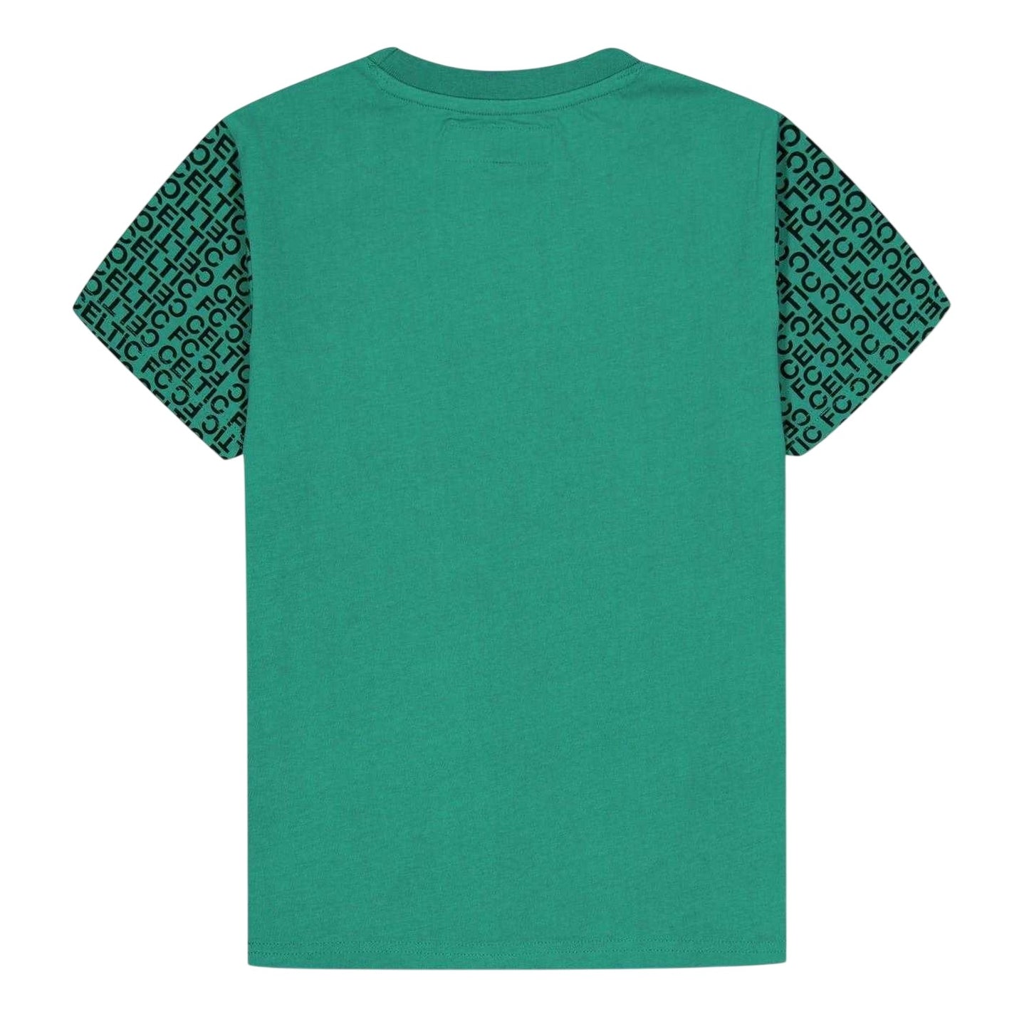 Green - Back - Celtic FC Childrens-Kids Graphic Lightweight T-Shirt
