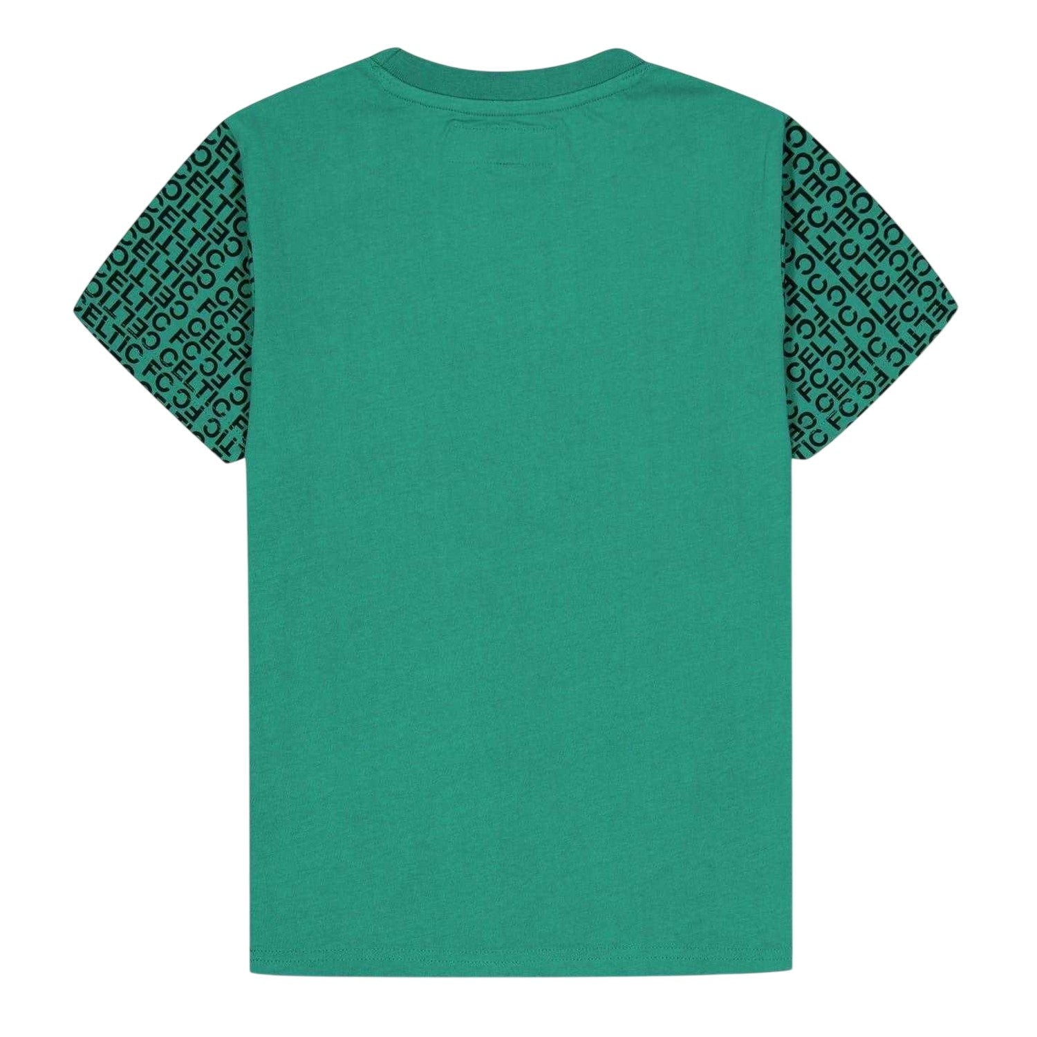 Green - Back - Celtic FC Childrens-Kids Graphic Lightweight T-Shirt