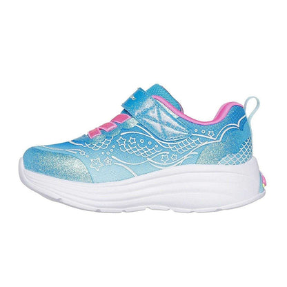Blue - Back - Skechers Girls My Dreamers Light Up Trainers