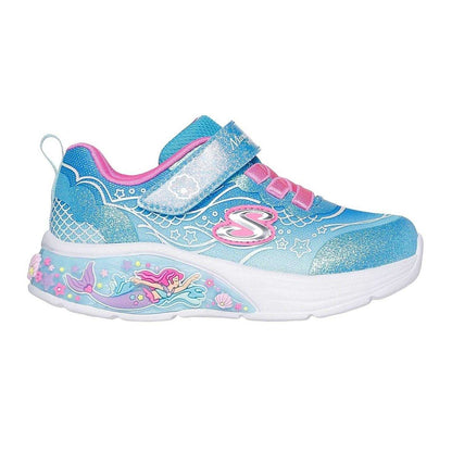 Blue - Front - Skechers Girls My Dreamers Light Up Trainers