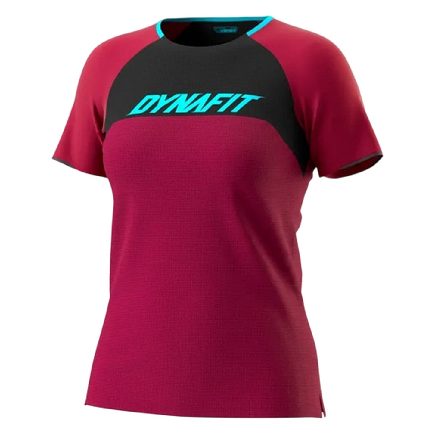 Beet Red - Front - Dynafit Womens-Ladies Colour Block Performance T-Shirt