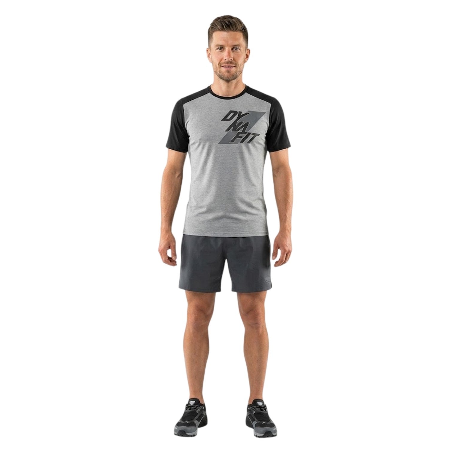 Alloy Melange - Back - Dynafit Mens Graphic Print Crew Neck T-Shirt