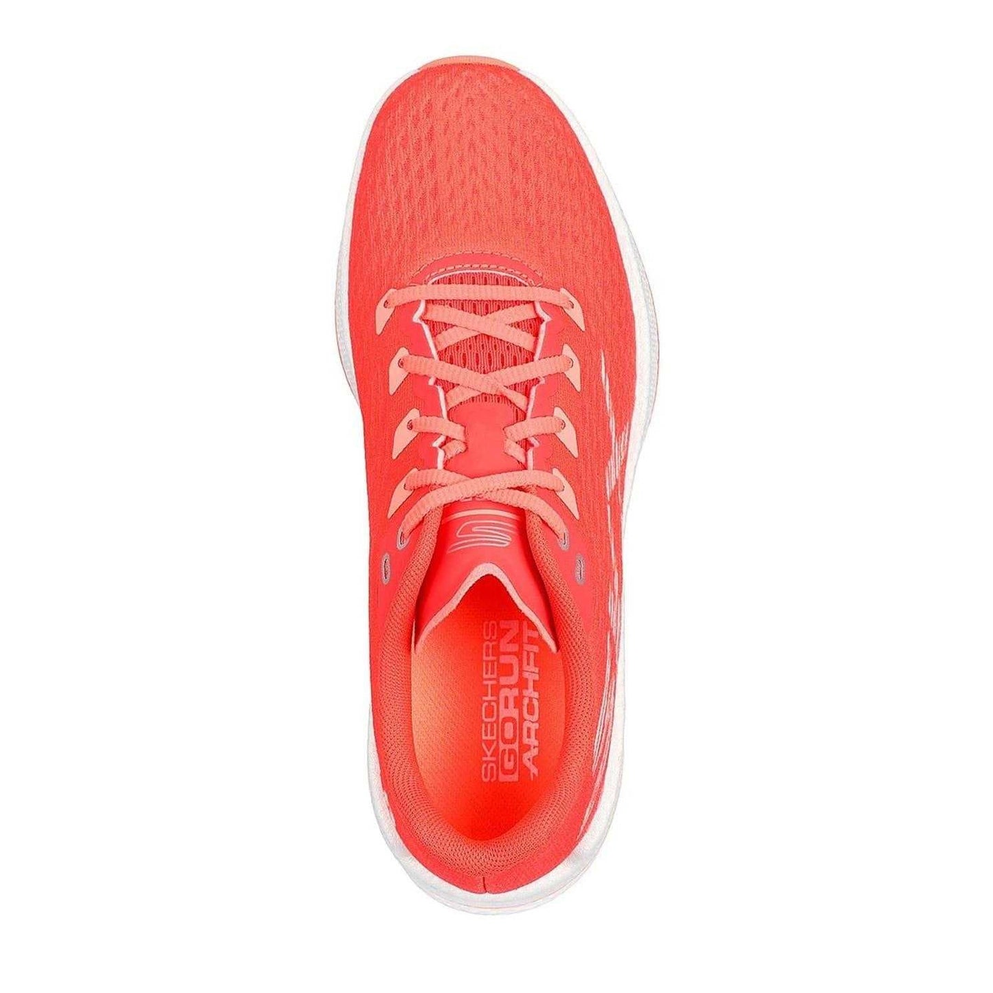 Orange - Side - Skechers Womens-Ladies Go Run Razor 5 Arch Fit Trainers