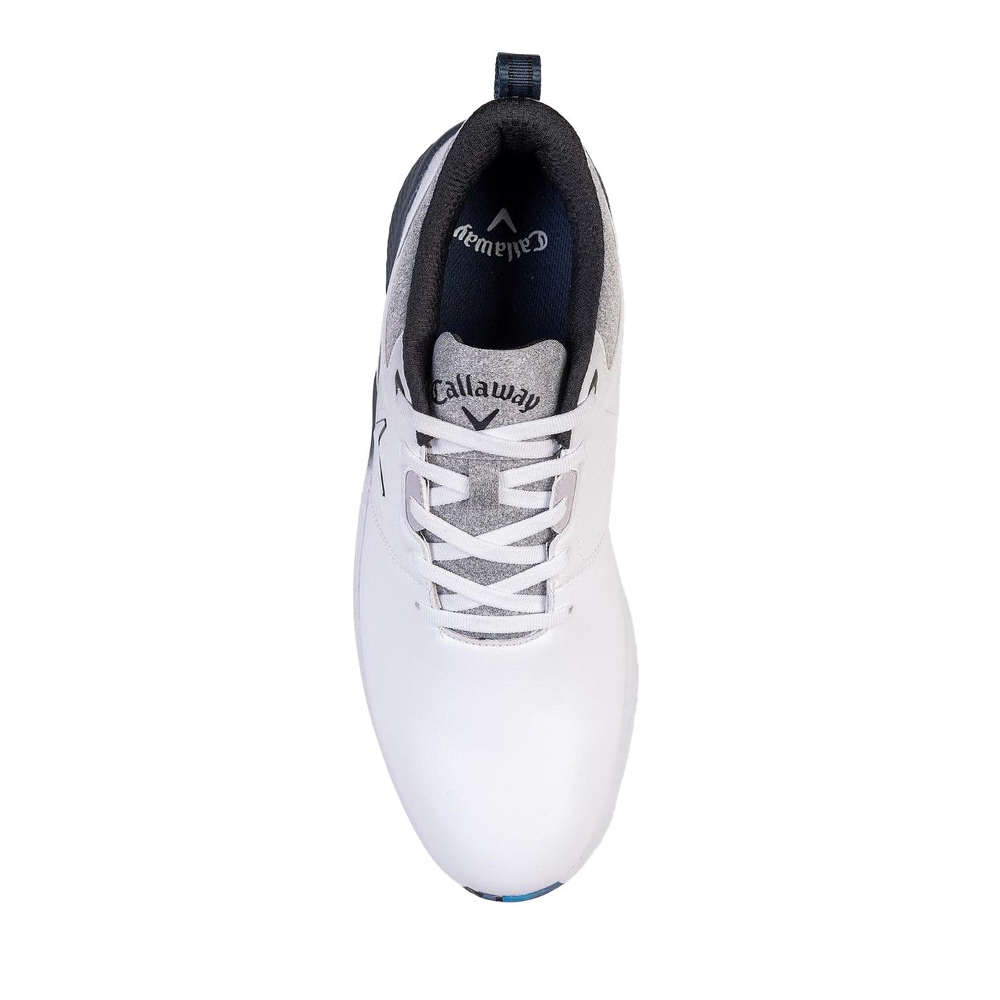 White-Blue - Back - Callaway Mens Peak Low Golf Trainers