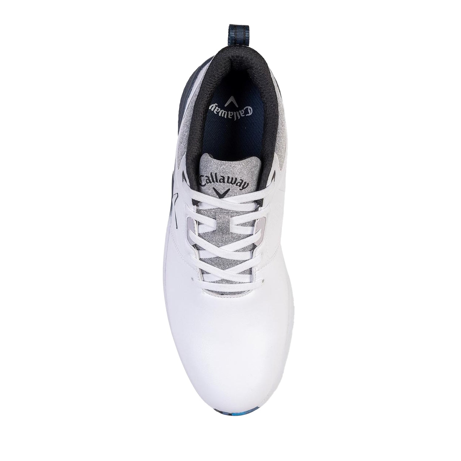 White-Blue - Back - Callaway Mens Peak Low Golf Trainers