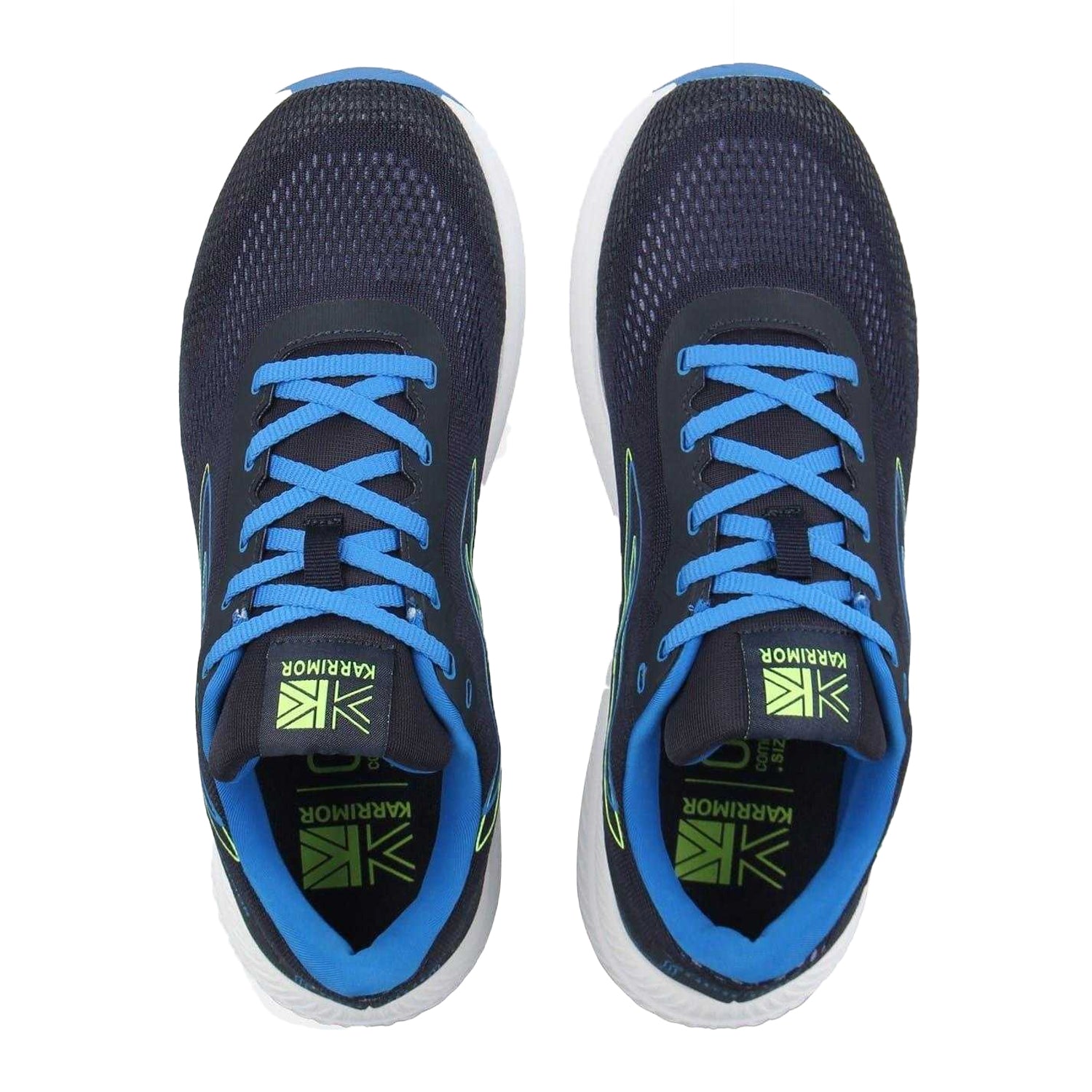 Grey Blue - Pack Shot - Karrimor Mens Impulse Running Trainers
