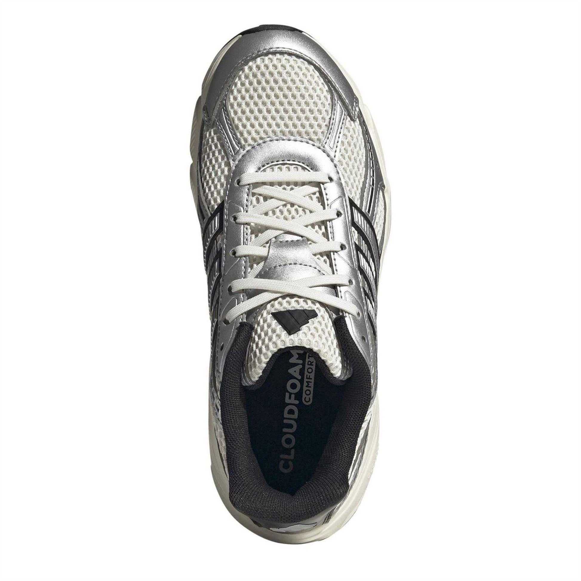 Chalk-Black - Lifestyle - Adidas Womens-Ladies Technochaos 2000 Trainers