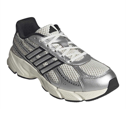 Chalk-Black - Pack Shot - Adidas Womens-Ladies Technochaos 2000 Trainers