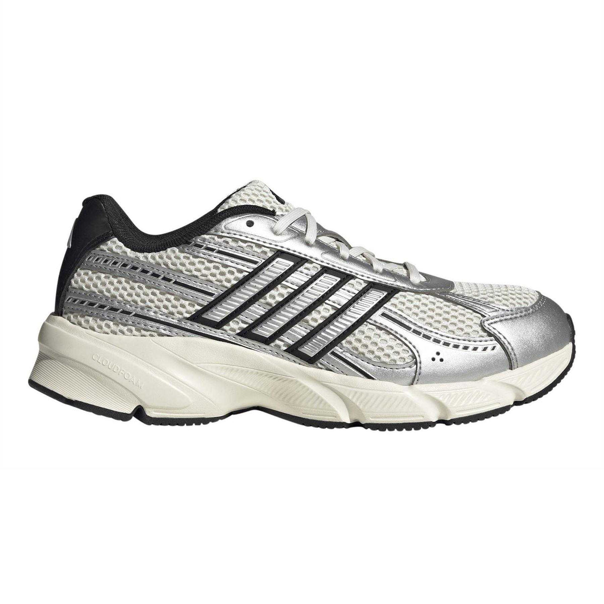 Chalk-Black - Front - Adidas Womens-Ladies Technochaos 2000 Trainers