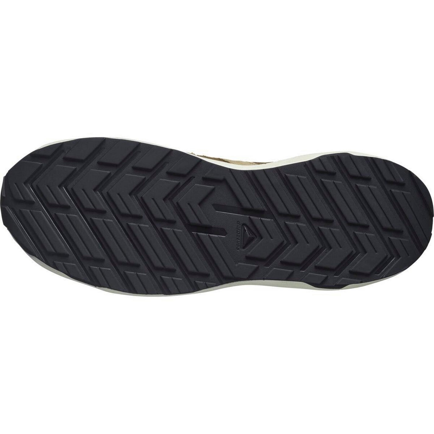 Earth-Kelp Green-Ice White - Side - Salomon Mens Roam Leather Shoes