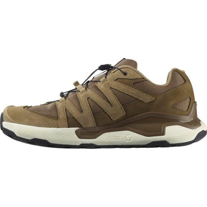 Earth-Kelp Green-Ice White - Lifestyle - Salomon Mens Roam Leather Shoes