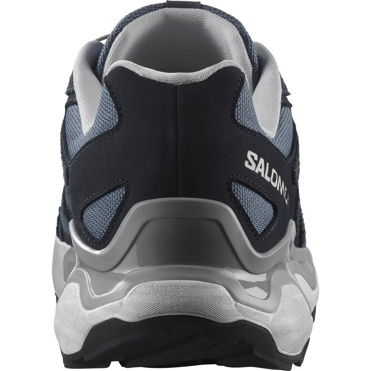 Grisaille-Blue - Back - Salomon Mens Roam Leather Shoes