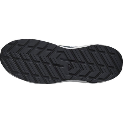 Grisaille-Blue - Side - Salomon Mens Roam Leather Shoes