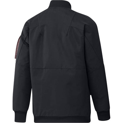 Black - Back - Adidas Mens 2022-23 Real Madrid CF Jacket