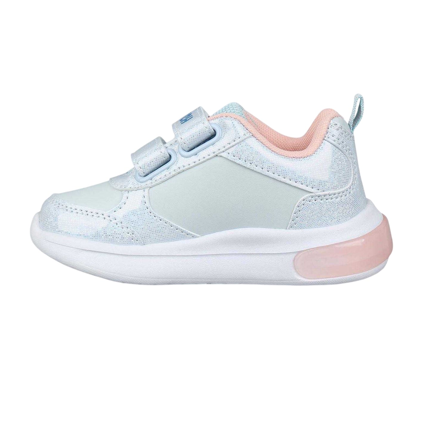 Silver - Back - Lilo & Stitch Girls Stitch & Angel Light Up Trainers