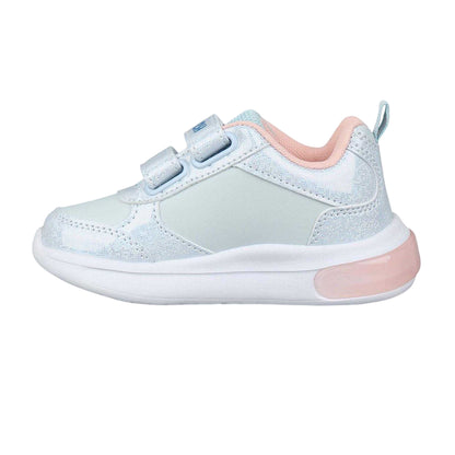 Silver - Back - Lilo & Stitch Girls Stitch & Angel Light Up Trainers