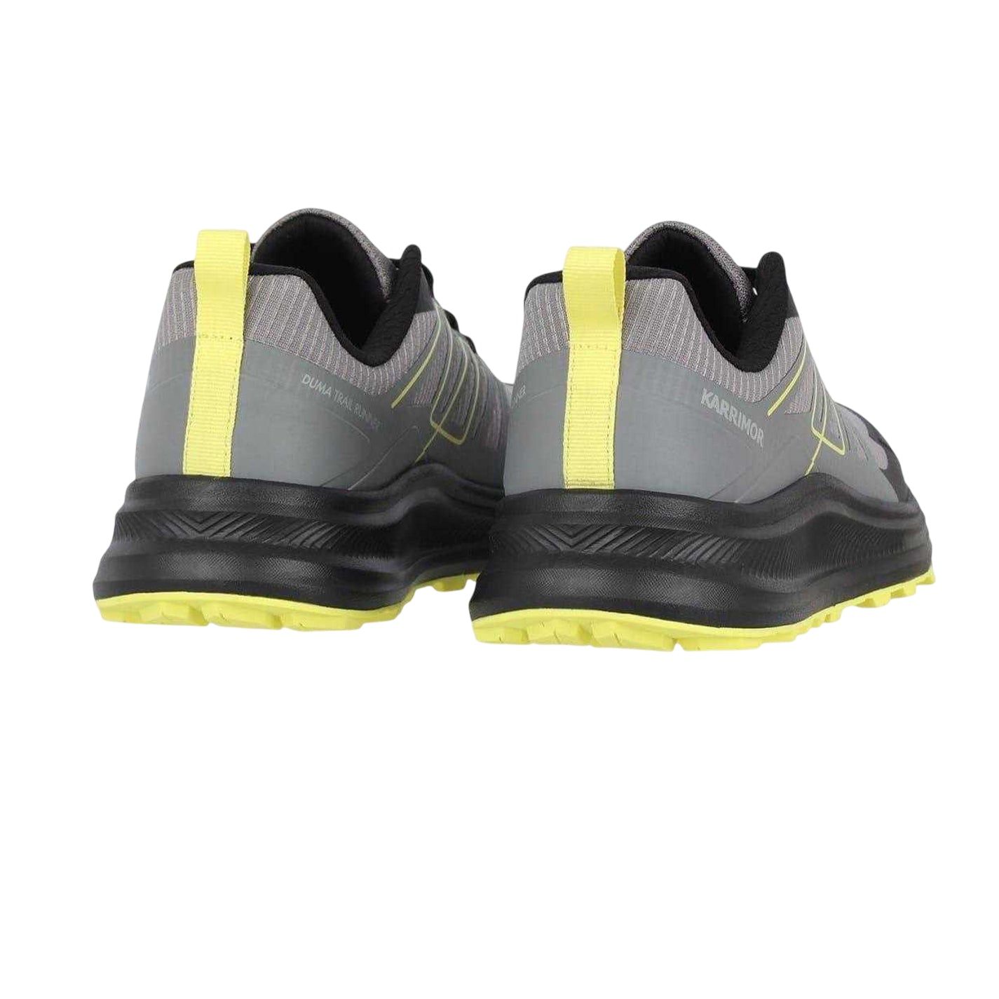 Grey-Black-Fluro Yellow - Back - Karrimor Mens Duma 00 Trainers