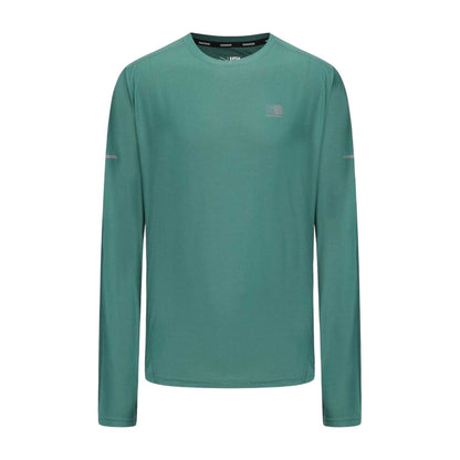 Spruce Green - Front - Karrimor Mens Reflective Detail Long-Sleeved T-Shirt