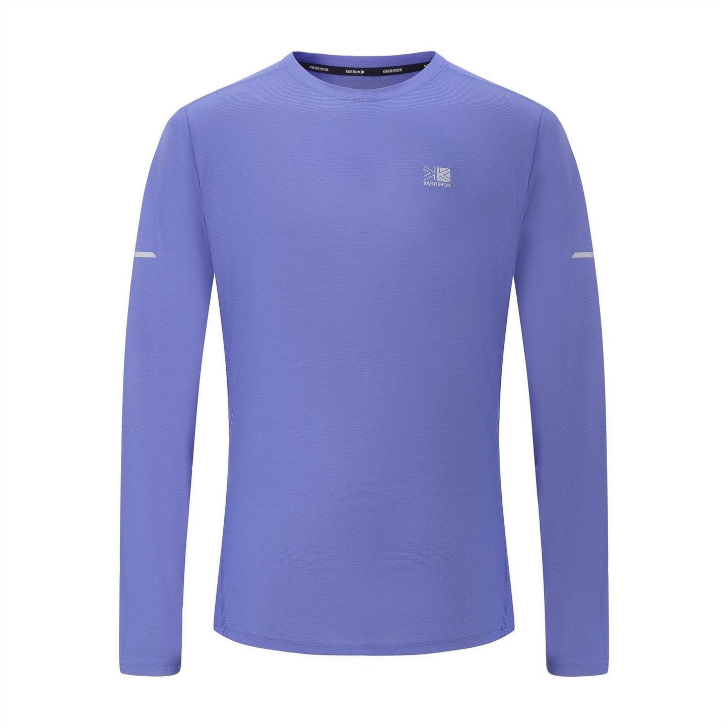 Baja Blue - Front - Karrimor Mens Reflective Detail Long-Sleeved T-Shirt