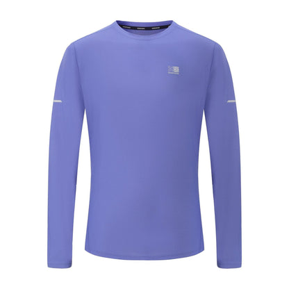 Baja Blue - Front - Karrimor Mens Reflective Detail Long-Sleeved T-Shirt