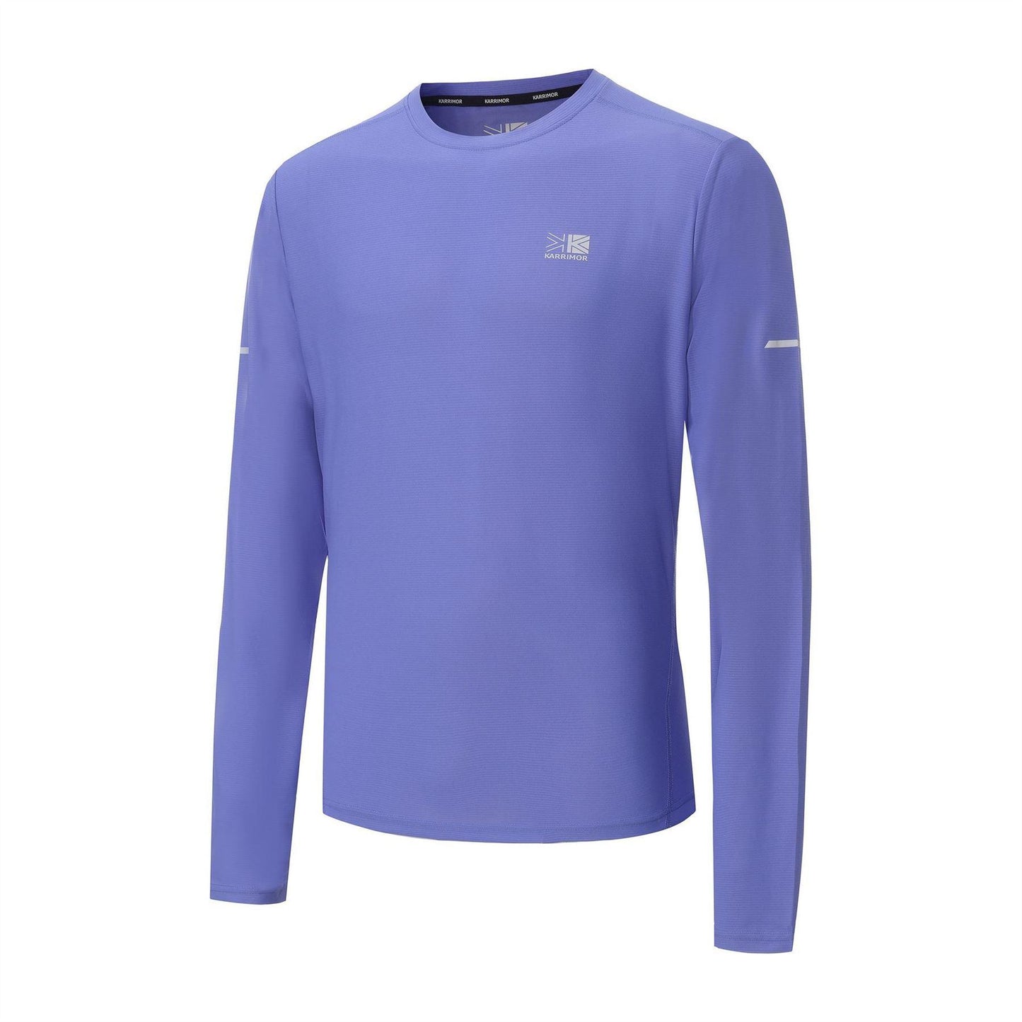 Baja Blue - Back - Karrimor Mens Reflective Detail Long-Sleeved T-Shirt