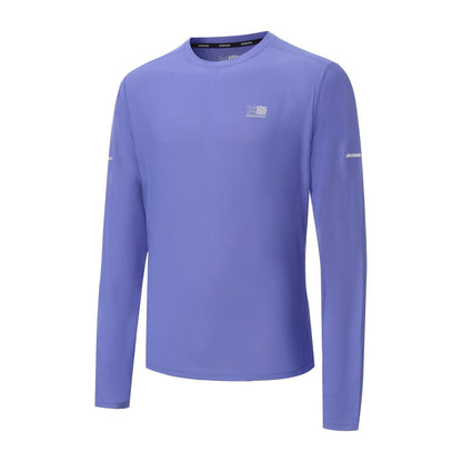 Baja Blue - Back - Karrimor Mens Reflective Detail Long-Sleeved T-Shirt