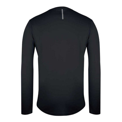 Black - Back - Karrimor Mens Reflective Detail Long-Sleeved T-Shirt