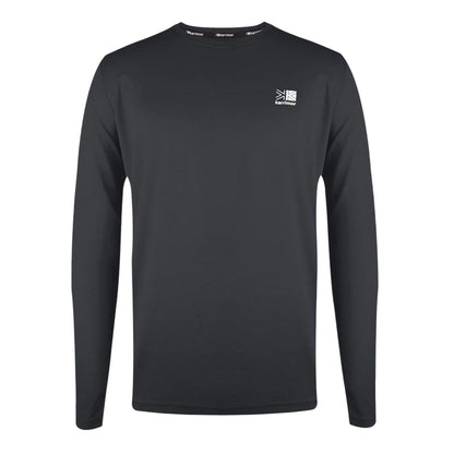 Charcoal - Front - Karrimor Mens Reflective Detail Long-Sleeved T-Shirt