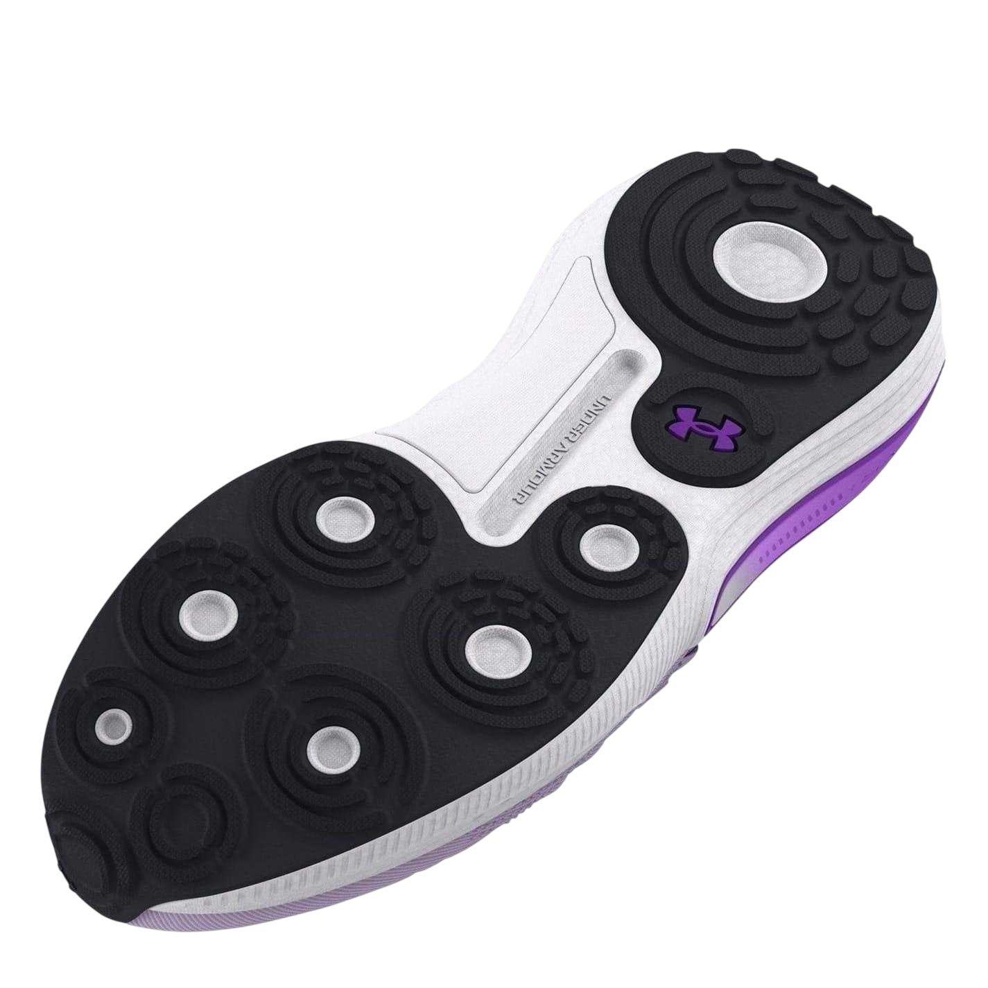 Purple - Back - Under Armour Womens-Ladies Phantom 3 Cushioned Shoes