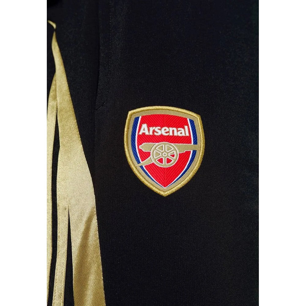 Black - Lifestyle - Adidas Unisex Adult 2021-22 Woven Arsenal FC Training Jogging Bottoms
