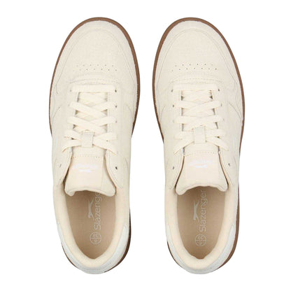 Chalk-Gum - Lifestyle - Slazenger Mens Baton Leather Trainers