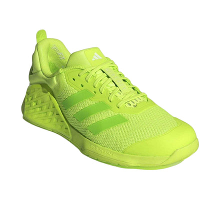 Lemon Yellow - Pack Shot - Adidas Mens Dropset 3 Stripes Lace Up Trainers