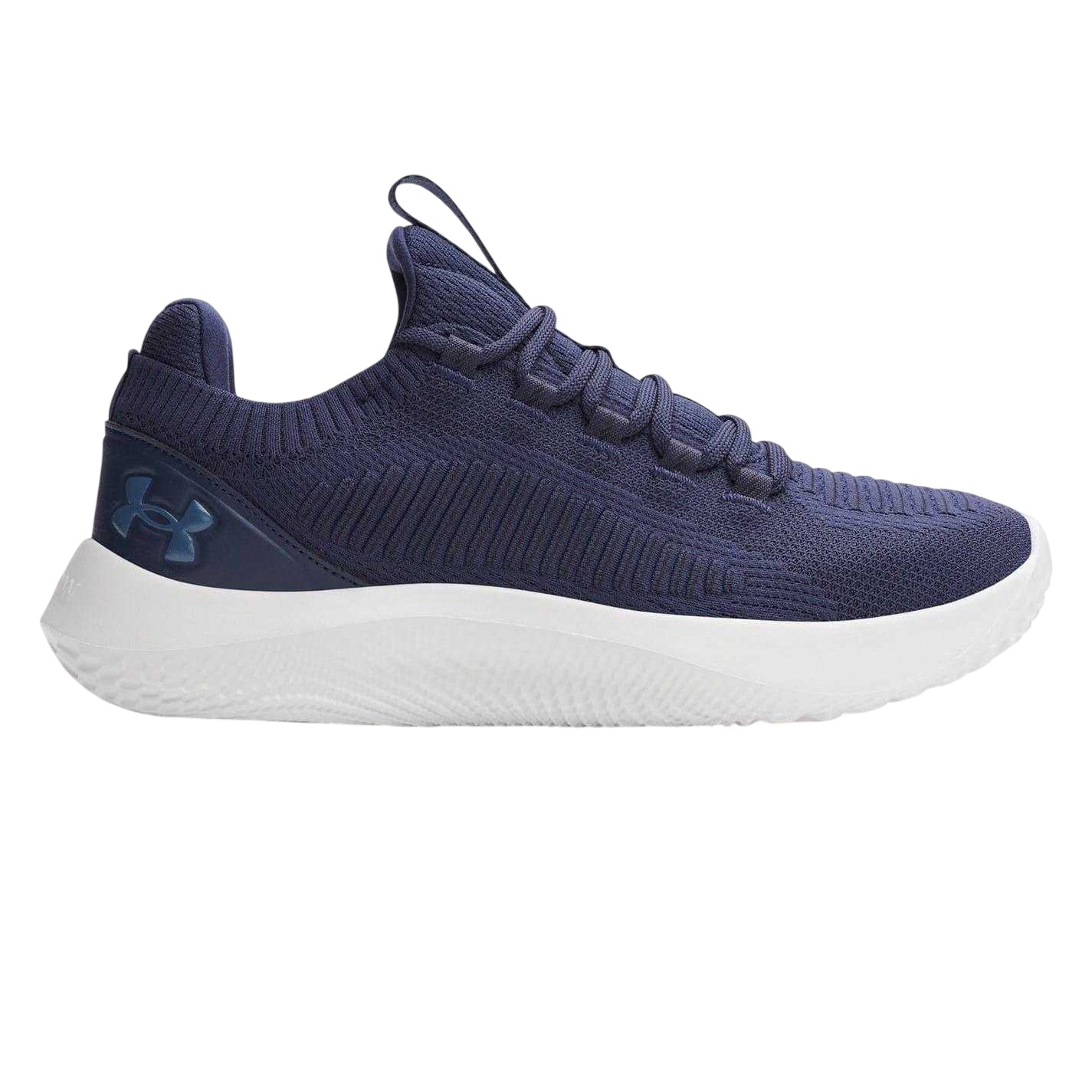 Washed Navy - Front - Under Armour Mens Dynamic IntelliKnit Trainers