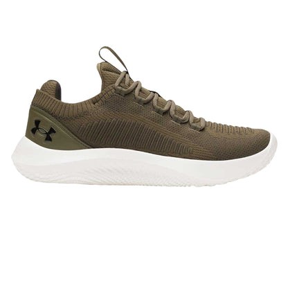 Green - Front - Under Armour Mens Dynamic IntelliKnit Trainers