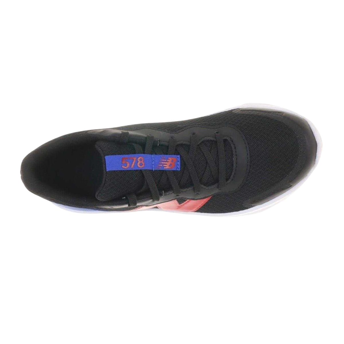 Black-Red-Blue - Side - New Balance Childrens-Kids 578 Trainers