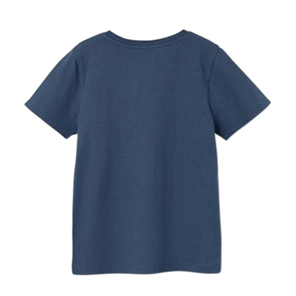 Dark Denim - Back - Name It Childrens-Kids Pokemon Crew Neck T-Shirt