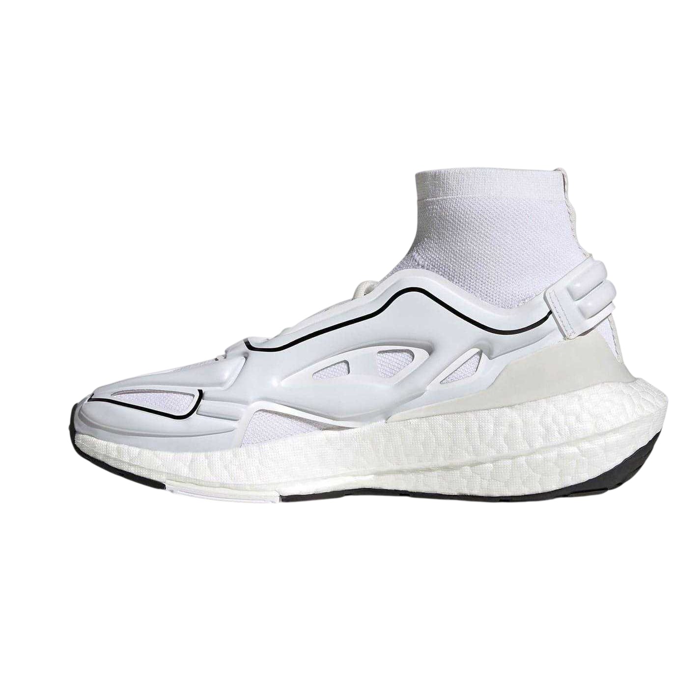 White - Side - Adidas Womens-Ladies Asmc Road Sock Trainers