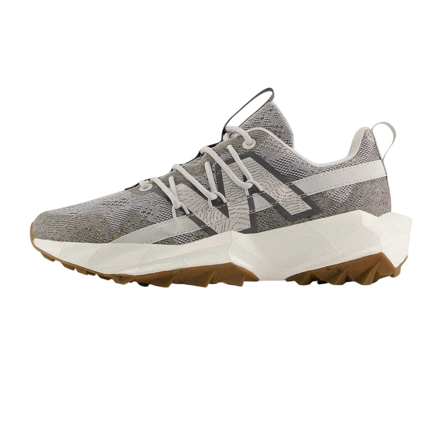 Grey - Back - New Balance Womens-Ladies Tektrel Geometric Trainers