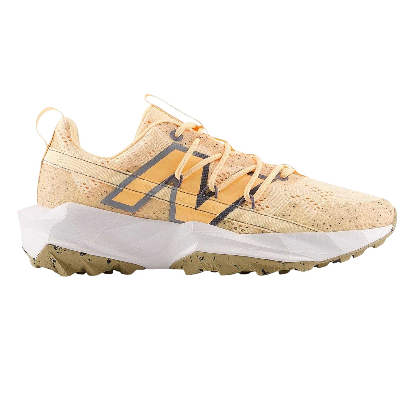 White-Peach - Front - New Balance Womens-Ladies Tektrel Geometric Trainers