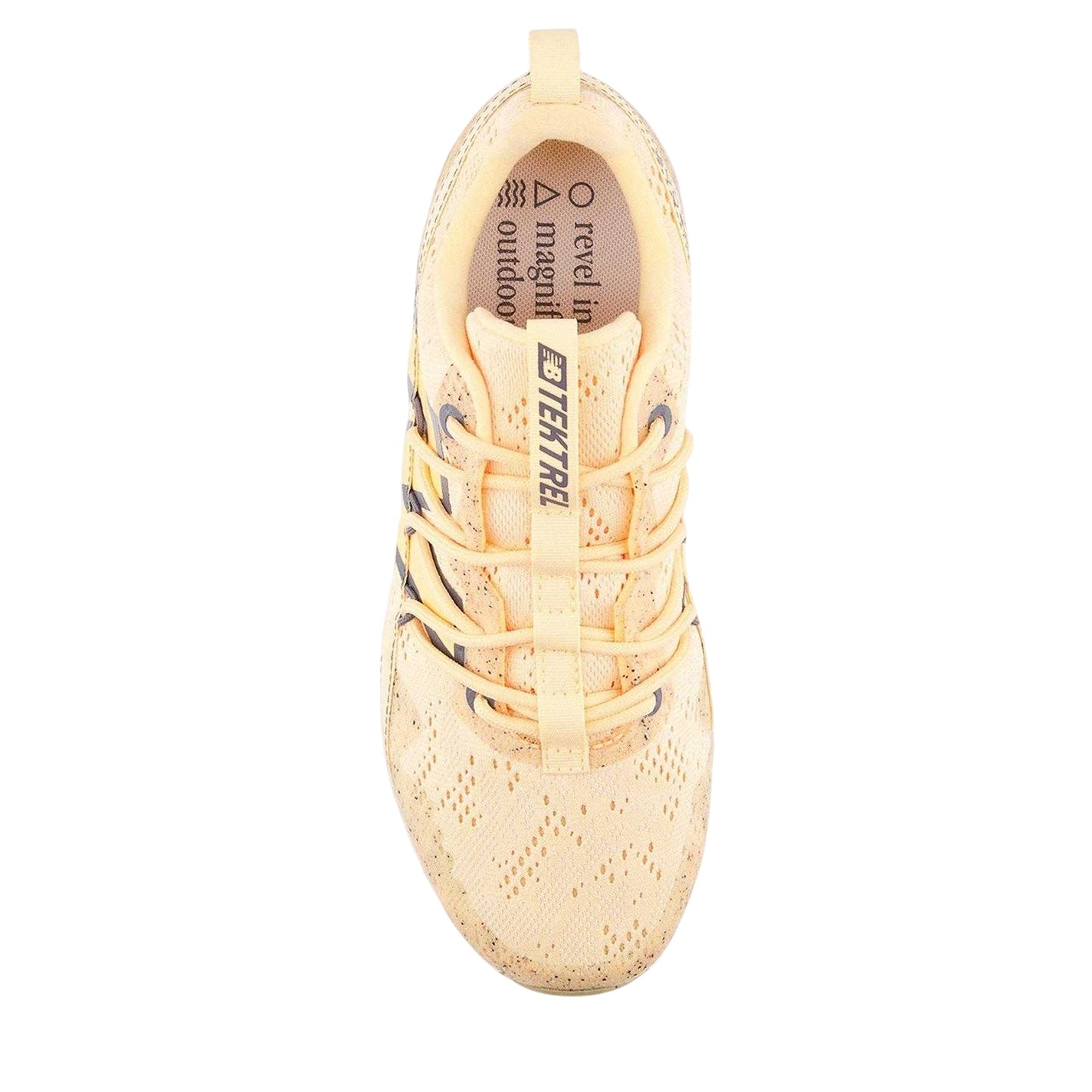 White-Peach - Lifestyle - New Balance Womens-Ladies Tektrel Geometric Trainers
