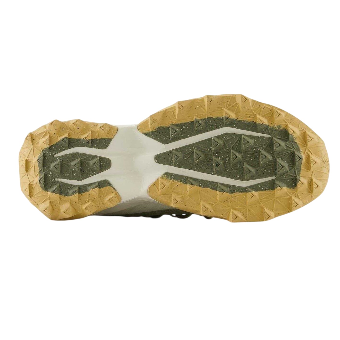 White-Green - Back - New Balance Womens-Ladies Tektrel Geometric Trainers