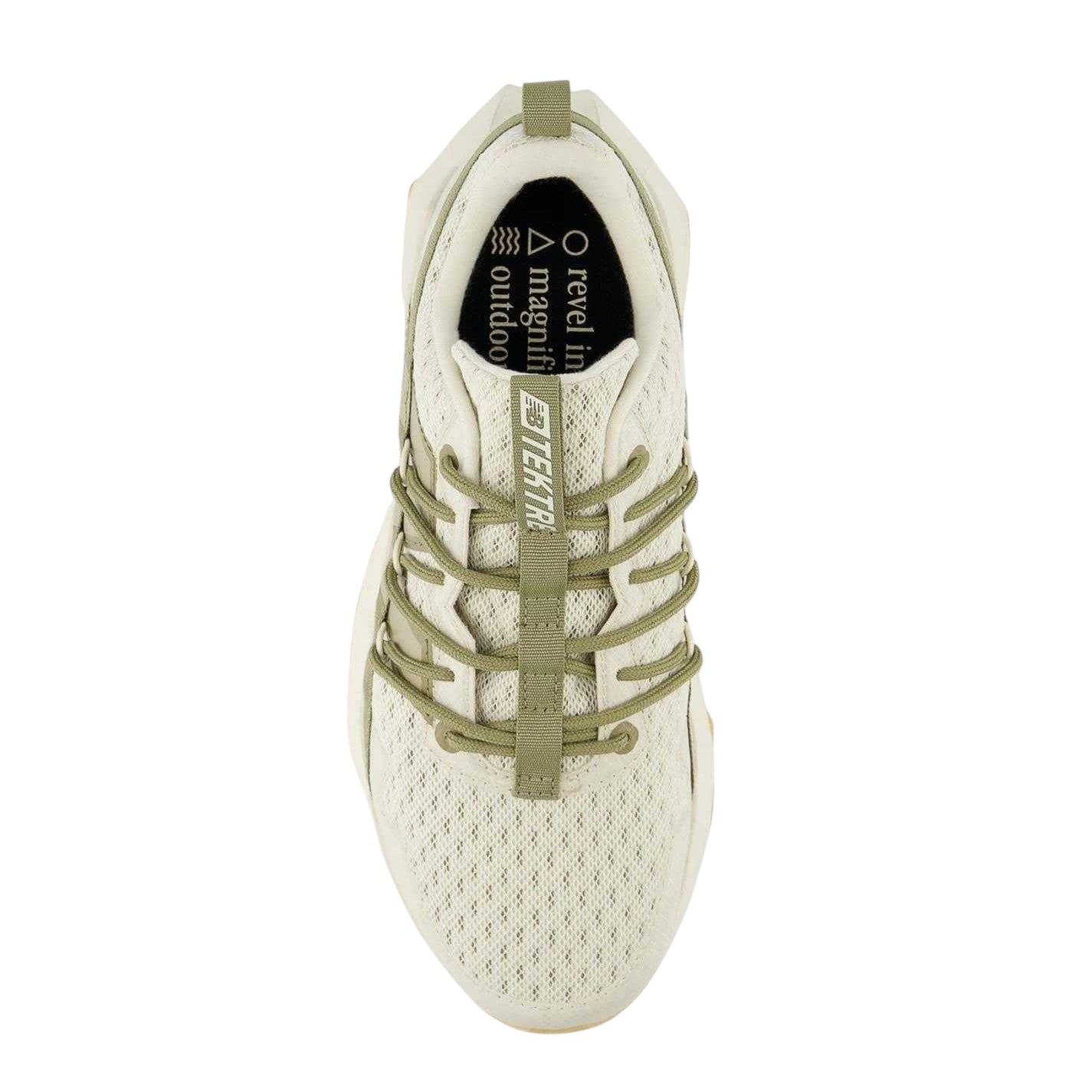 White-Green - Lifestyle - New Balance Womens-Ladies Tektrel Geometric Trainers