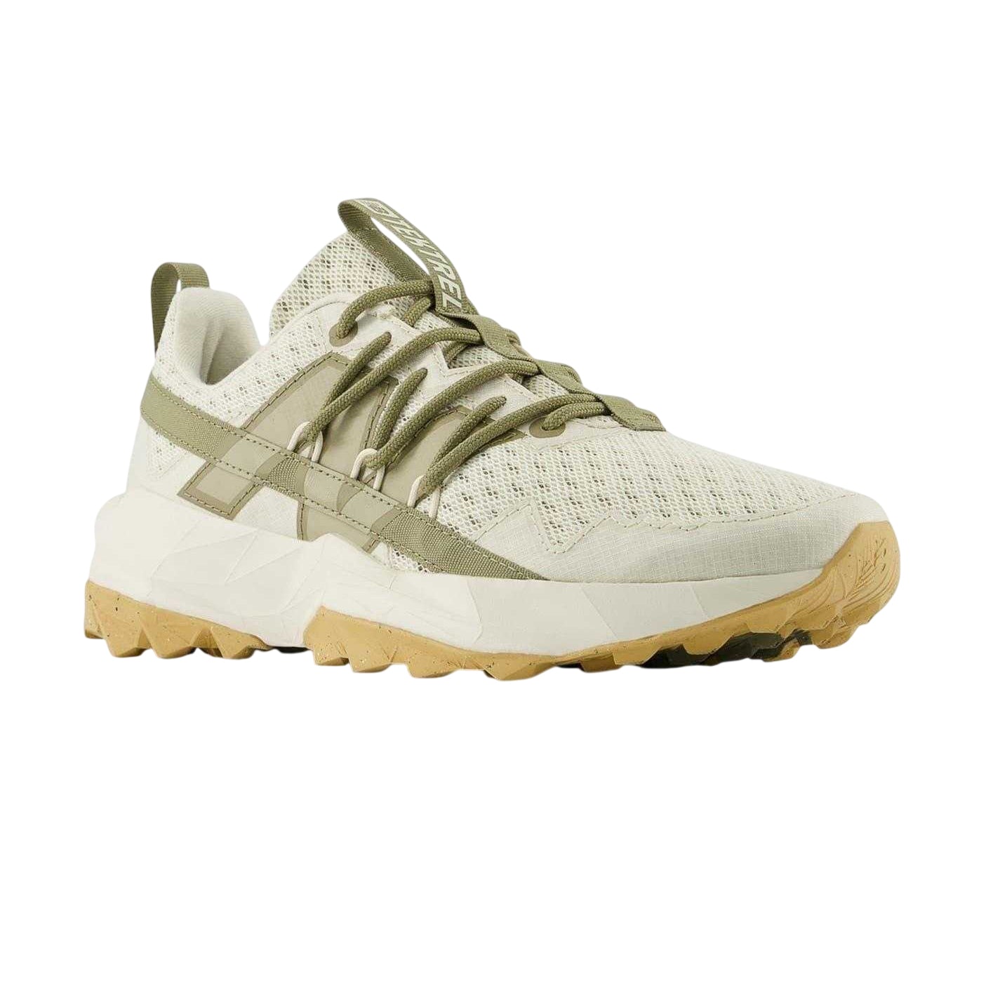 White-Green - Pack Shot - New Balance Womens-Ladies Tektrel Geometric Trainers