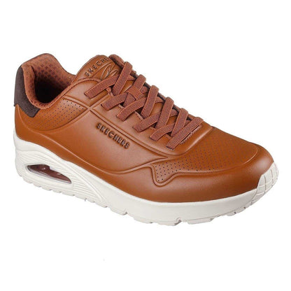 Brown - Back - Skechers Mens Harry Kane Collab Low Cut Trainers