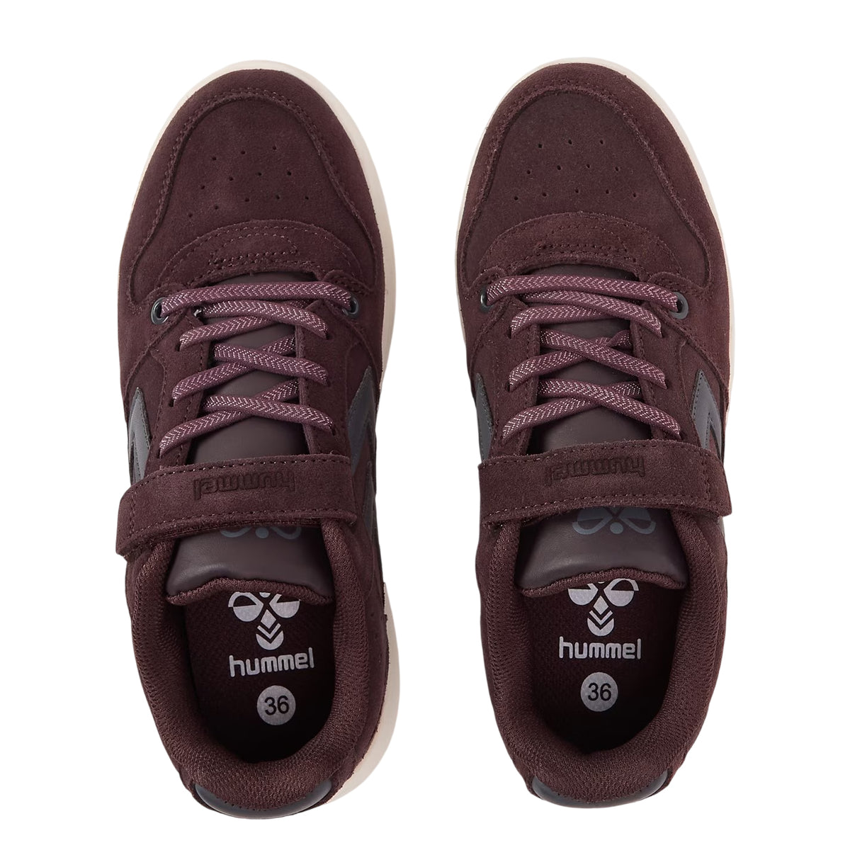 Fudge - Side - Hummel Childrens-Kids Power Suede Shoes